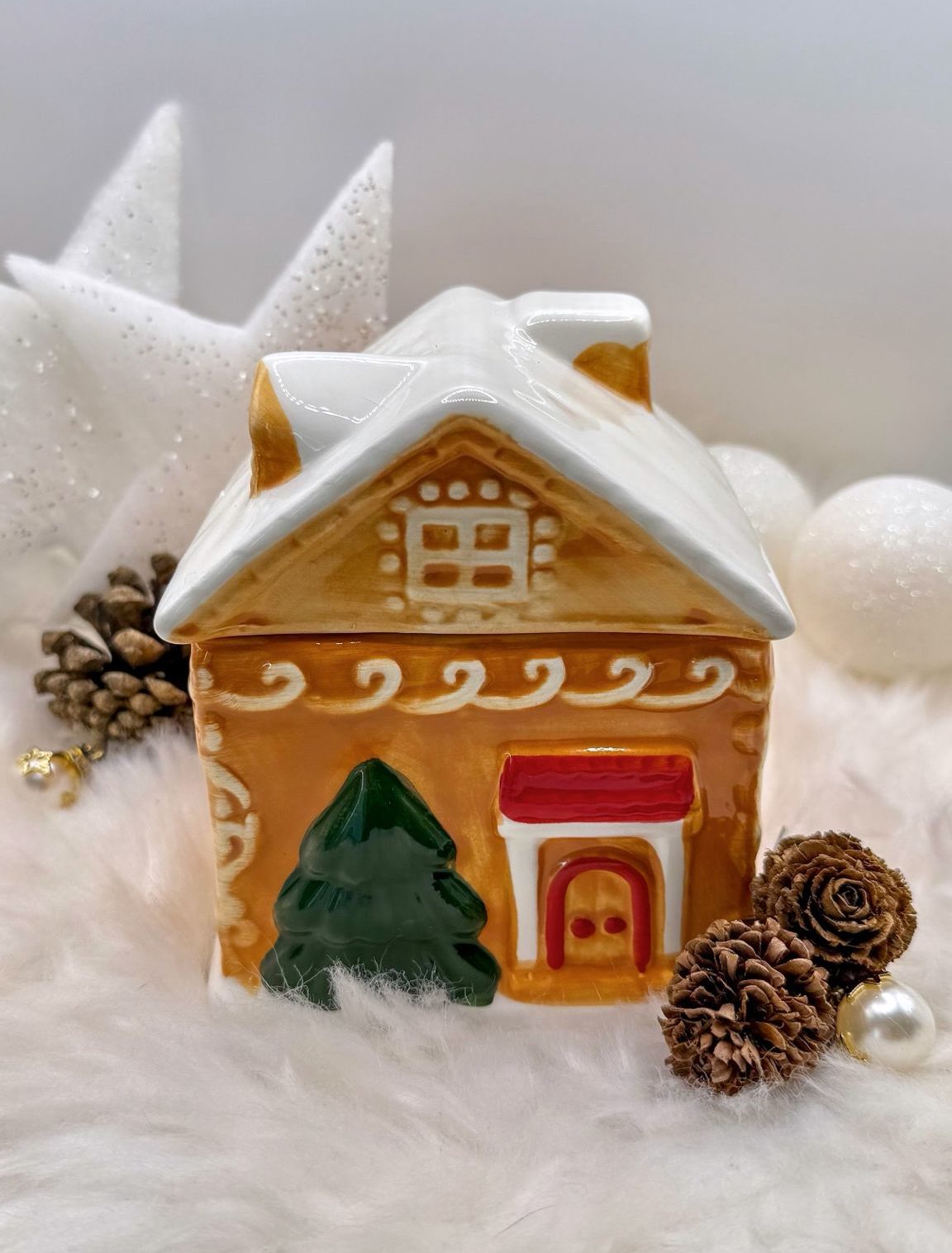 🍯 Maison Pain d’Épices Marron 340 gr (Collection Noël)