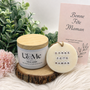 Coffret Fête des Mères – Bougie & suspension parfumées🌸