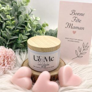 Coffret Fête des Mères – Bougie & fondants parfumés🌸